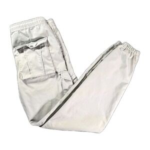 Smoke & Ash Tactical Gray Cargo Joggers L 32 Utility Workwear Streetwear